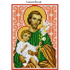 изображение: схема для вышивки бисером иконы Святой Иосиф