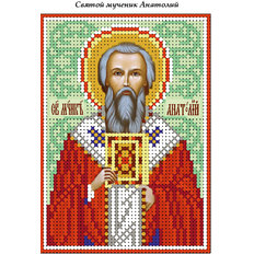 изображение: схема для вышивки бисером иконы Святой мученик Анатолий