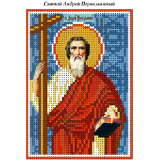 изображение: схема для вышивки бисером иконы Святой Андрей Первозванный