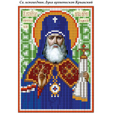 изображение: схема для вышивки бисером иконы Святой исповедник Лука Крымский