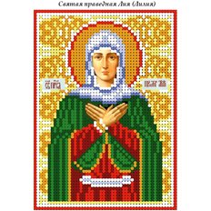 изображение: именная икона для вышивки бисером Святая праведная Лия (Лилия)