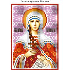изображение: схема для вышивки бисером именной иконы Святая мученица Татьяна