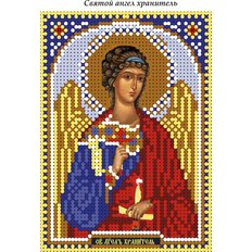 изображение: схема для вышивки бисером иконы Святой Ангел-Хранитель
