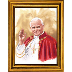 фото: картина для вышивки бисером Портрет Иоанна Павла II