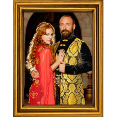 фото: картина для вышивки бисером Хюррем и Султан
