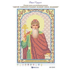 изображение: икона для вышивки бисером Святой князь Владимир Великий