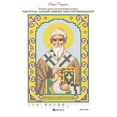 изображение: икона для вышивки бисером Святой Тарасий Константинопольский