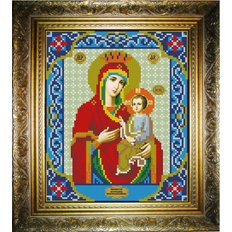изображение: икона для вышивки бисером Богородица Скоропослушница