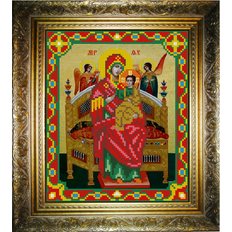 изображение: икона для вышивки бисером Богородица Всецарица (Пантасса)