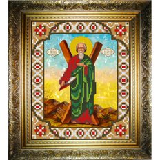 изображение: икона для вышивки бисером Апостол Андрей Первозванный