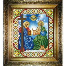 изображение: икона для вышивки бисером Пресвятая Троица Новозаветная