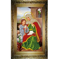 изображение: икона для вышивки бисером, Святая Анна