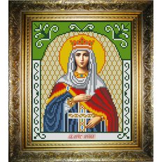 изображение: икона для вышивки бисером, Святая Ирина