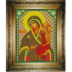 изображение: икона для вышивки бисером, Богородица Воспитание