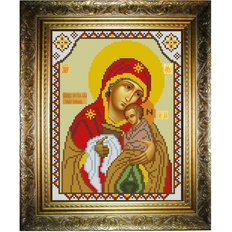 изображение: икона для вышивки бисером, Богородица Чаша Терпения