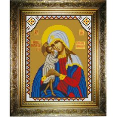 изображение: икона для вышивки бисером, Богородица Взыскание Погибших