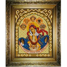 изображение: икона для вышивки бисером, Богородица Казанская Слободская Царица