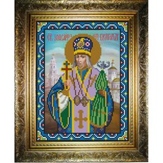 изображение: икона для вышивки бисером, Иоасаф Белгородский
