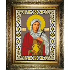изображение: икона для вышивки бисером, Святая Узорешительница Анастасия