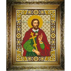 изображение: икона для вышивки бисером, Святой Иоанн Сочавский