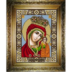 изображение: икона для вышивки бисером, Богородица Каплуновская