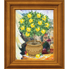 фото: картина для вышивки бисером Лимоновое деревце