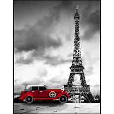 фото: картина для вышивки бисером С ветерком по Парижу