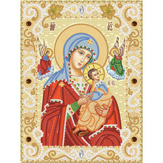 изображение: схема для вышивки бисером иконы Страстная икона Божией Матери