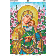 фото: схема для вышивки бисером по мотивам иконы О. Охапкина Знамение
