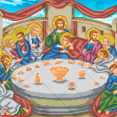 изображение: схема для вышивки бисером Тайная Вечеря изображение: схема для вышивки бисером Тайная Вечеря