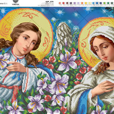 фото: схема для вышивки бисером по мотивам иконы О. Охапкина Благовещение фото: схема для вышивки бисером по мотивам иконы О. Охапкина Благовещение