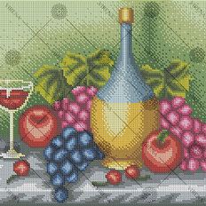 изображение: схема для вышивки бисером Натюрморт