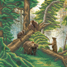 фото: схема для вышивки бисером Медведи