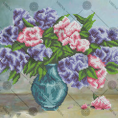 фото: схема для вышивки бисером Сирень