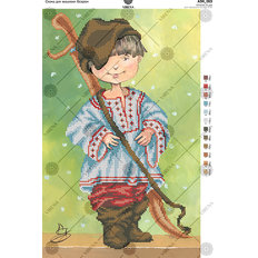 фото: схема для вышивки бисером Украинец