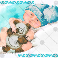 фото: схема для вышивки бисером Малыш