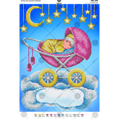 фото: схема для вышивки бисером Малышка