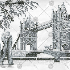 фото: схема для вышивки бисером Лондон