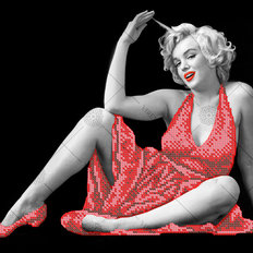 фото: схема для вышивки бисером Мэрилин