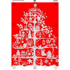 фото: схема для вышивки бисером Ёлочка