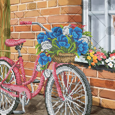 фото: схема для вышивки бисером Велосипед