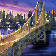 фото: схема для вышивки бисером Городской пейзаж