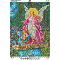изображение: схема для вышивки бисером Ангел Хранитель изображение: схема для вышивки бисером Ангел Хранитель