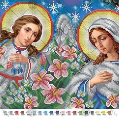 фото: схема для вышивки бисером по мотивам иконы А. Охапкина Благовещение фото: схема для вышивки бисером по мотивам иконы А. Охапкина Благовещение