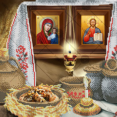 изображение: схема для вышивки бисером Уголок с иконами изображение: схема для вышивки бисером Уголок с иконами