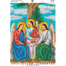 фото: схема для вышивки бисером Пресвятая Троица