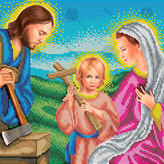 изображение: схема для вышивки бисером Святое Семейство изображение: схема для вышивки бисером Святое Семейство