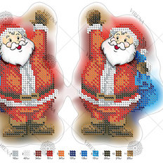 фото: схема для вышивки бисером Новогодняя игрушка фото: схема для вышивки бисером Новогодняя игрушка