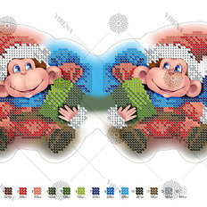 фото: схема для вышивки бисером Новогодняя игрушка фото: схема для вышивки бисером Новогодняя игрушка