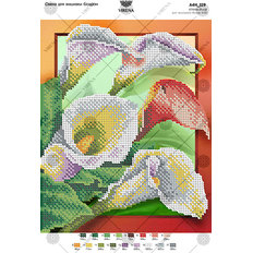 фото: картина, вышитая бисером, Каллы